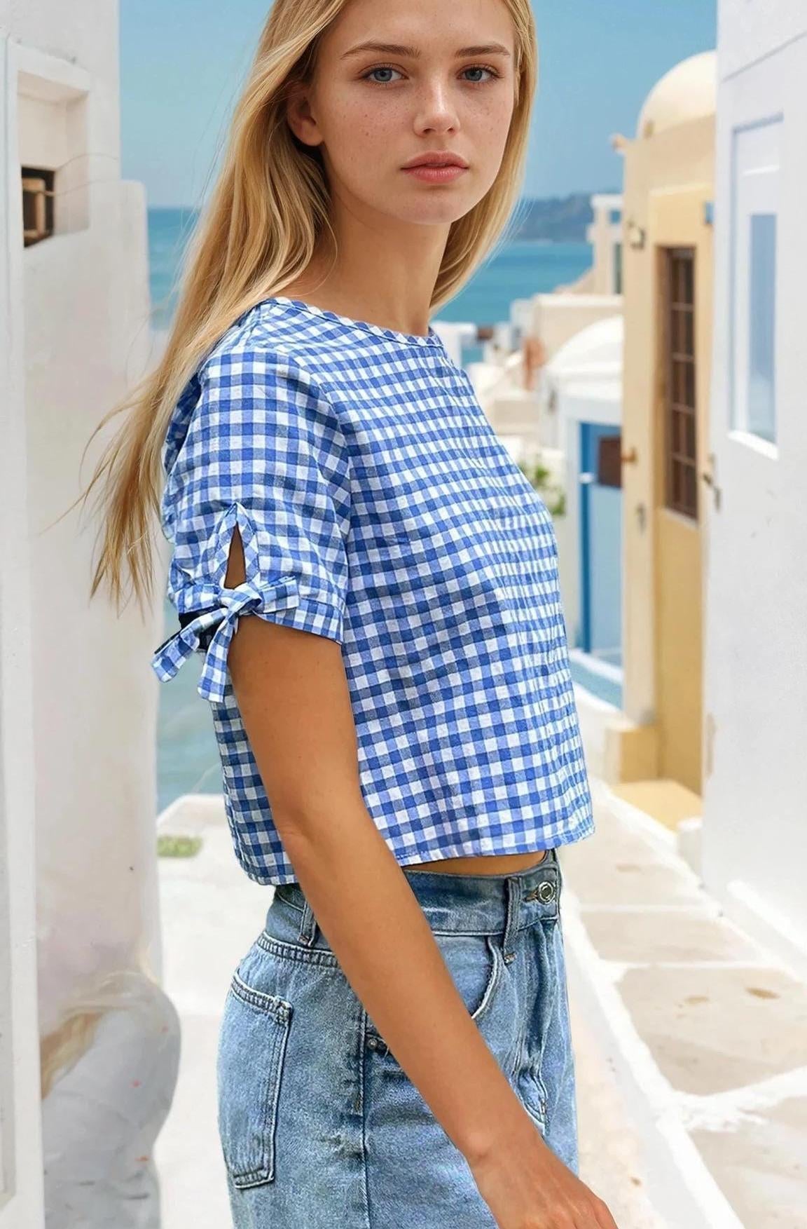 Blouse Sewing Pattern | Women Sewing Pattern | Top Pattern | Crop Top Pattern | Sewing Patterns for Beginner Top |  Shirt Pattern Women