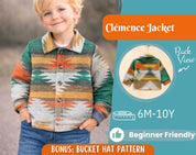 Jacket Sewing Pattern for Kids, Jacket Pattern, Kids Sewing Pattern, PDF Pattern, Beginner Pattern, Sewing Pattern Toddlers, Coat Pattern