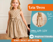 Dress Sewing Pattern for Kids, Dress Pattern, Kids Pattern, Easy PDF Pattern, Beginner Pattern, Sewing Pattern Toddlers, Baby Sewing Pattern