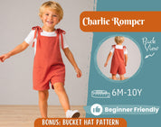 Romper Sewing Pattern for Kids, Romper Pattern, Kids Pattern, Overall Pattern, Beginner Pattern, Sewing Pattern Toddlers, Baby Pattern
