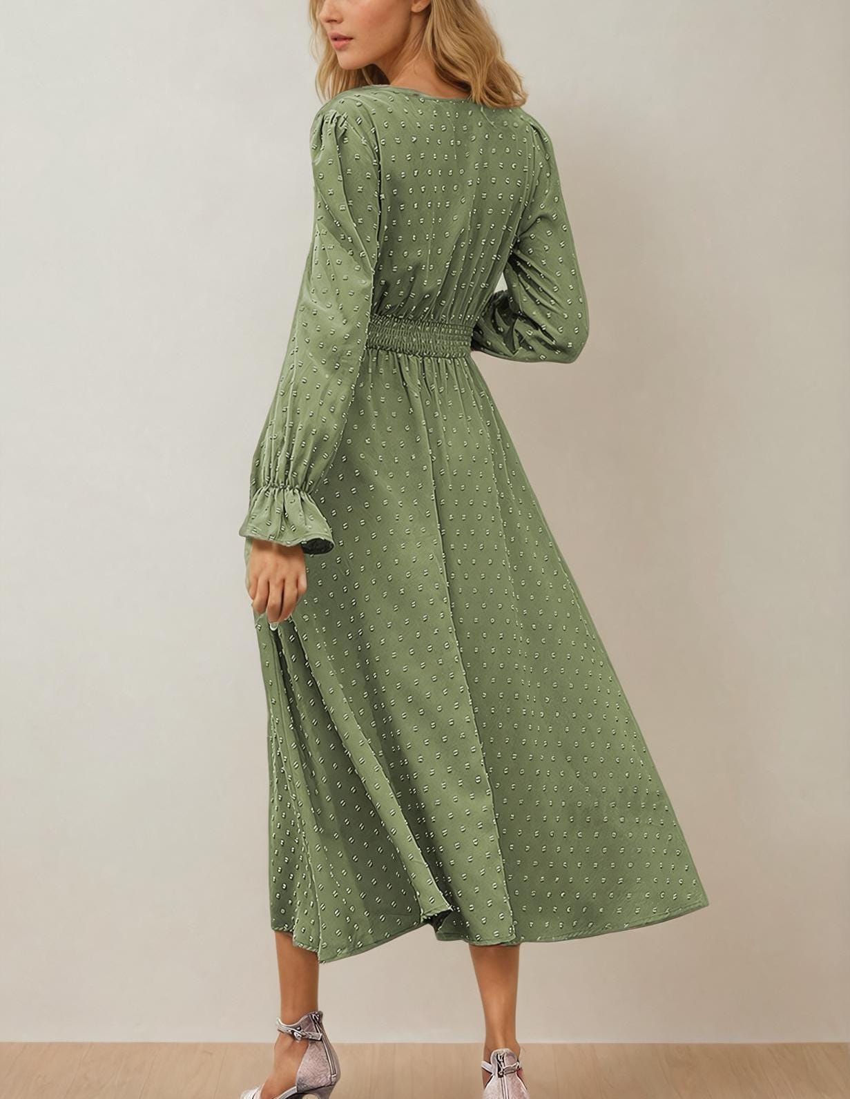 Dress Sewing Pattern | Long Sleeve Dress Pattern | Dress Pattern | Maxi Dress Pattern