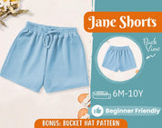 Kids Shorts Sewing Pattern, Shorts Pattern, Kids Pattern, Shorts for Kids, Beginner Pattern, Sewing Pattern Toddlers, Pants Pattern for Kids