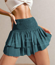 Mini Skirt Pattern | Skirt Pattern | Beginner Skirt Pattern | Women Sewing Pattern | Short Skirt | Mini Skirt | Shirred High Waisted Skirt