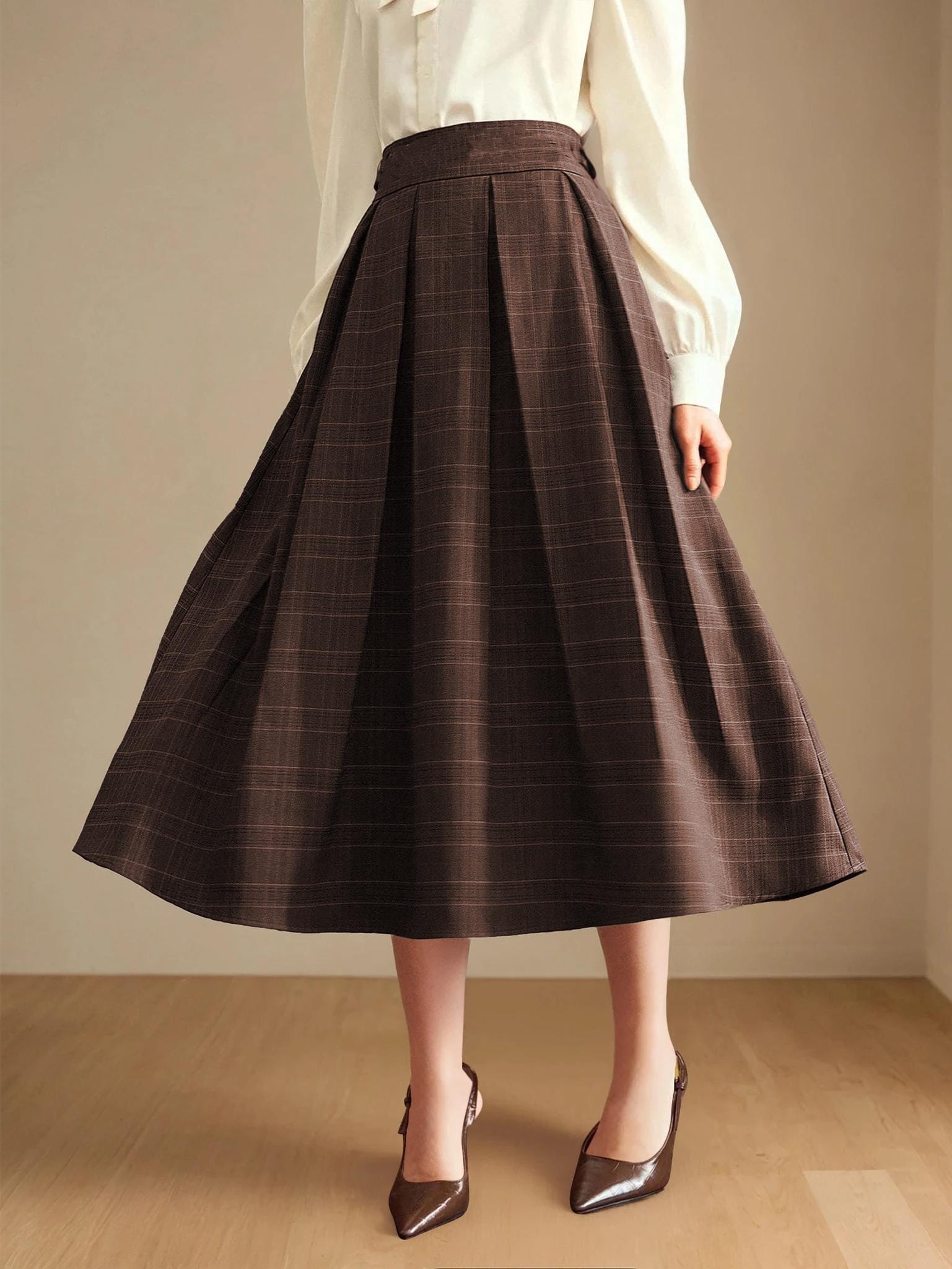 Skirt Sewing Pattern | Skirt Pattern | Women Pattern Skirt | Sewing Patterns | Pleated Skirt Pattern | Vintage Skirt Pattern | Midi Skirt