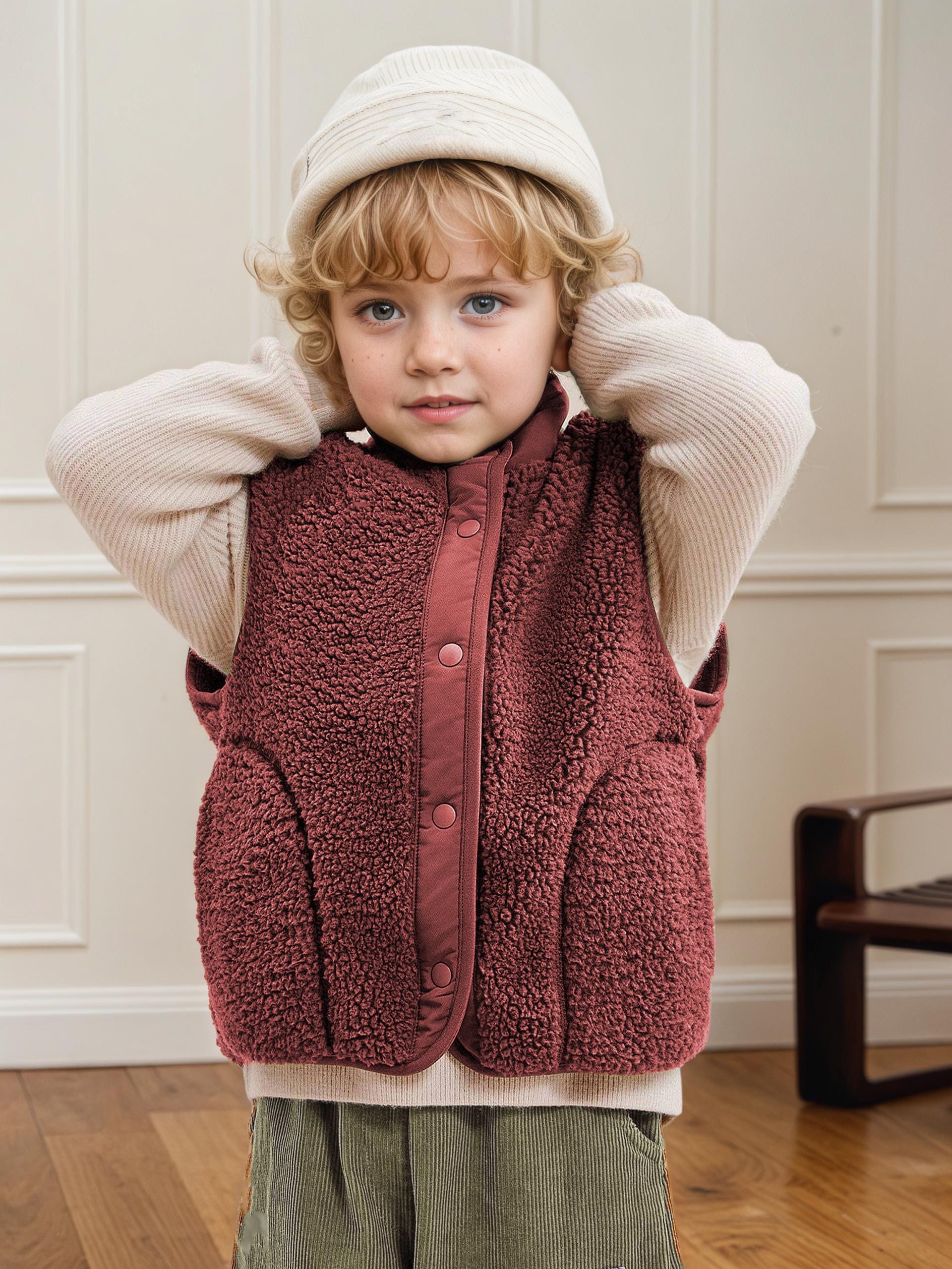 Vest Sewing Pattern for Kids, Teddy Vest Pattern, Kids Pattern, PDF Pattern, Beginner Pattern, Sewing Pattern Toddlers, Kids Vest Pattern
