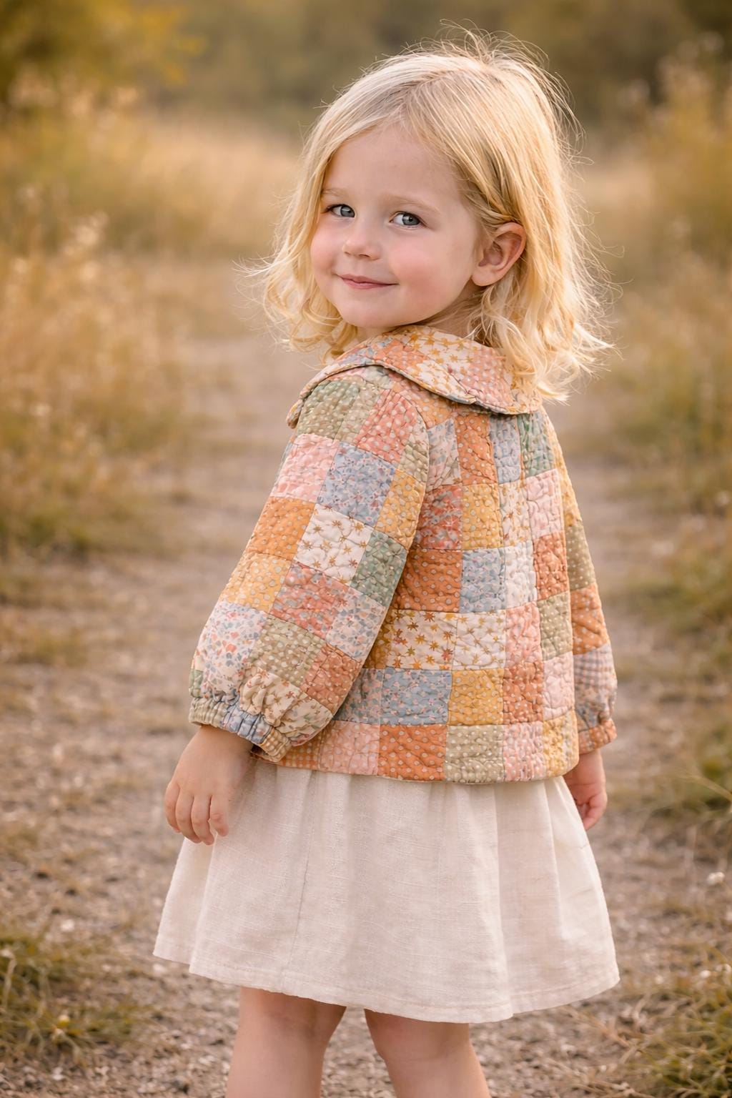 Quilted Jacket Sewing Pattern for Kids, Jacket Pattern, Kids Pattern, PDF Pattern, Beginner Pattern, Sewing Pattern Toddlers, Coat Pattern