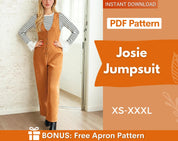 Jumpsuit Pattern | Sewing Patterns for Women | Jumpsuit Sewing Pattern | Dress Pattern, Overall Pattern, Sewing Pattern, Women Pattern