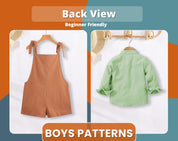 Sewing Patterns for Boys, Sewing Patterns, Kids Patterns, Top Pattern, Boys Pattern, Baby Patterns, Beginner Kids Pattern, Beginner Patterns