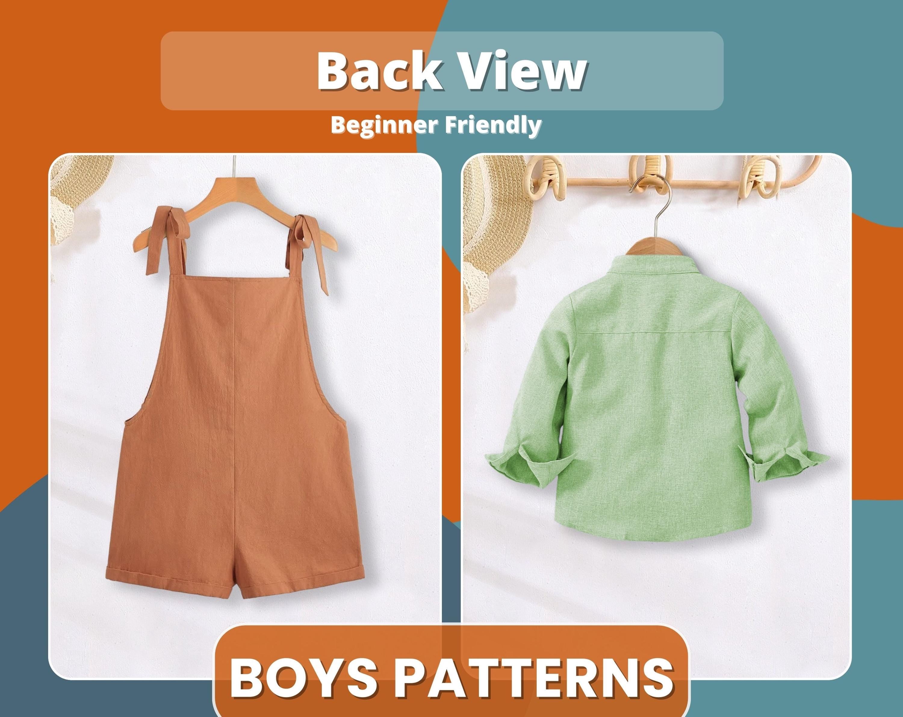 Sewing Patterns for Boys, Sewing Patterns, Kids Patterns, Top Pattern, Boys Pattern, Baby Patterns, Beginner Kids Pattern, Beginner Patterns