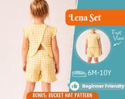 Top and Shorts Pattern for Kids, Top Pattern, Kids Pattern, PDF Pattern, Beginner Pattern, Sewing Pattern Toddlers, Shorts Pattern, Easy Top