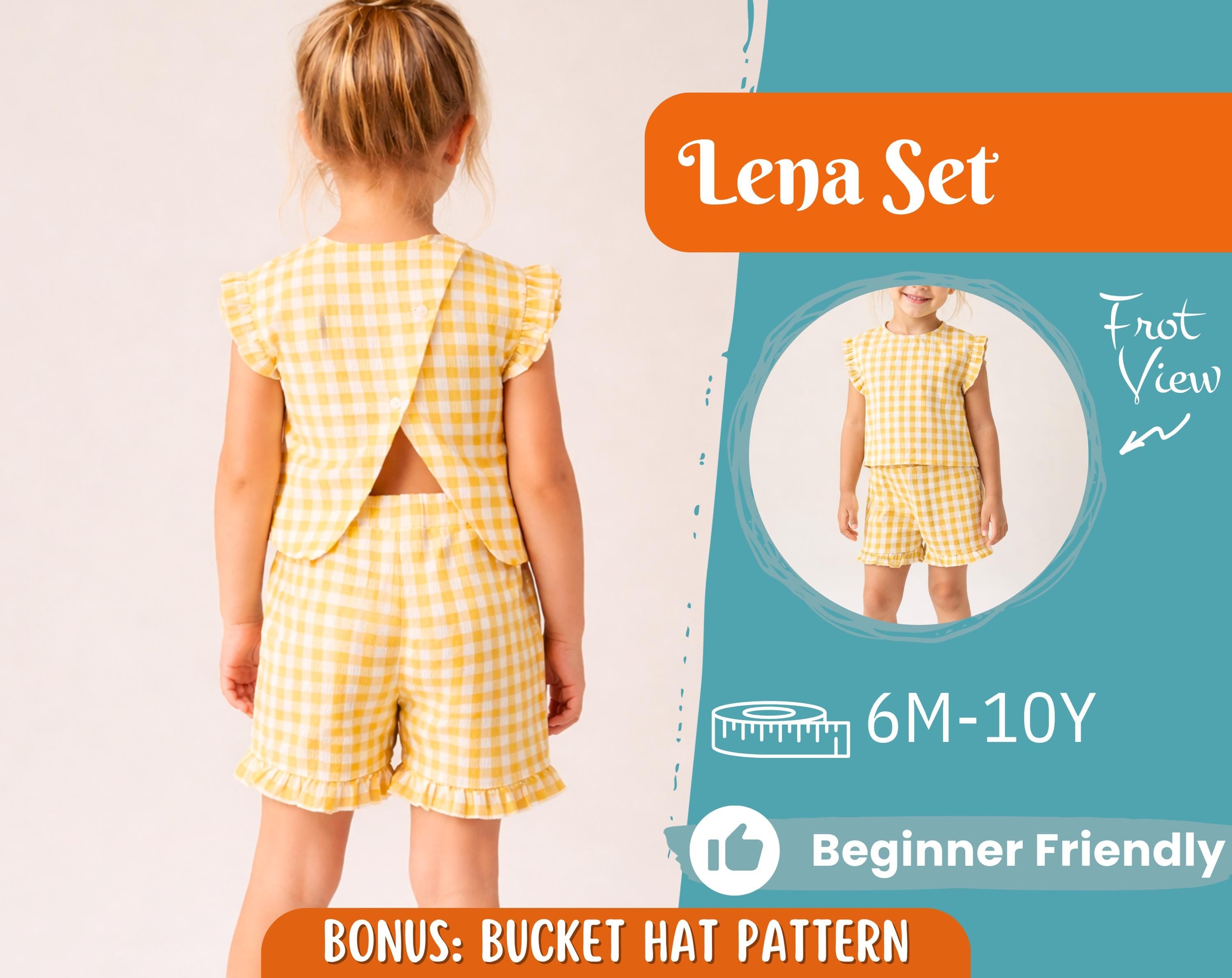 Top and Shorts Pattern for Kids, Top Pattern, Kids Pattern, PDF Pattern, Beginner Pattern, Sewing Pattern Toddlers, Shorts Pattern, Easy Top