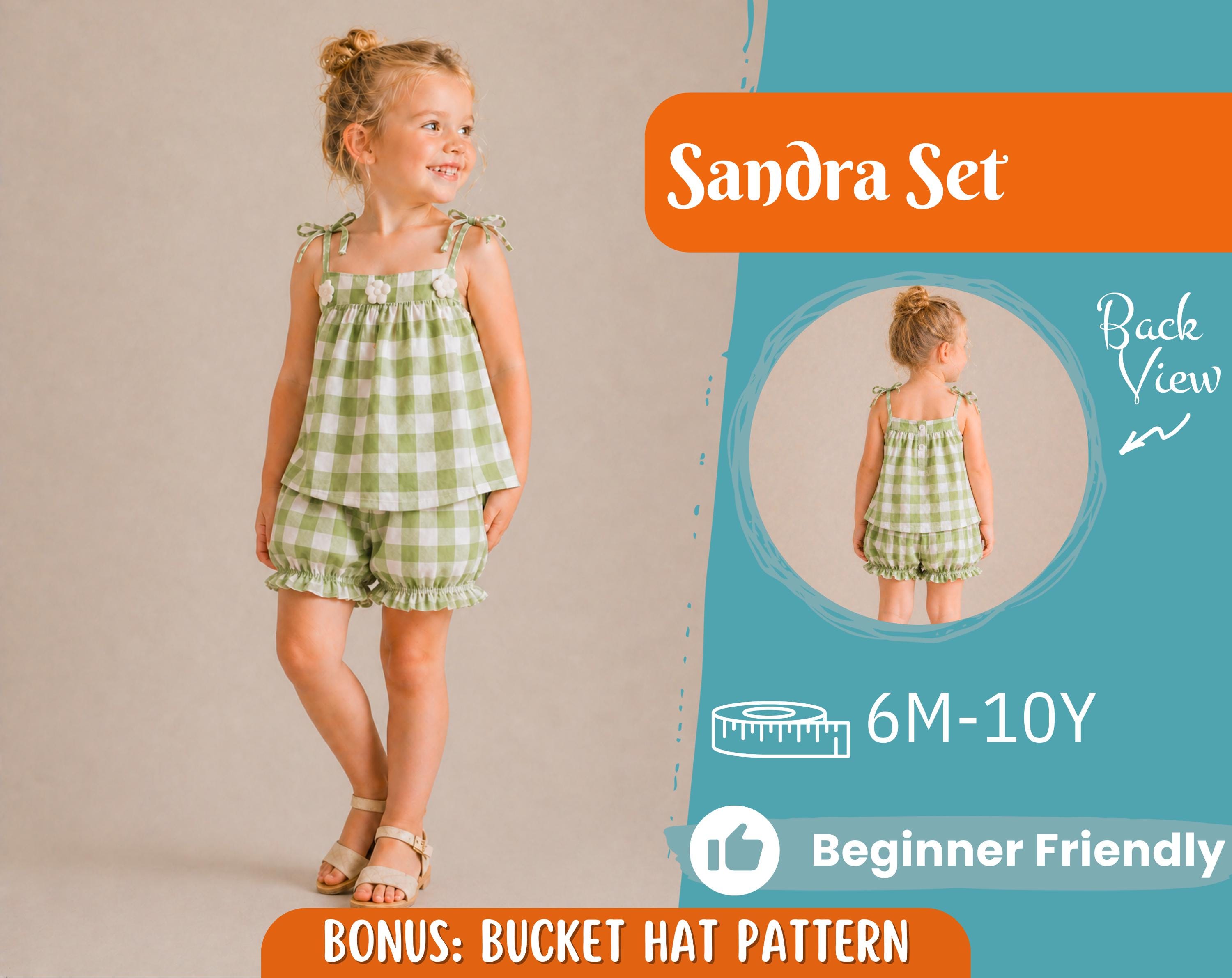 Top and Shorts Pattern for Kids, Top Pattern, Kids Pattern, PDF Pattern, Beginner Pattern, Sewing Pattern Toddlers, Shorts Pattern, Easy Top