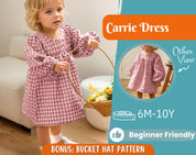 Dress Sewing Pattern for Kids, Dress Pattern, Kids Pattern, Easy PDF Pattern, Beginner Pattern, Sewing Pattern Toddlers, Baby Sewing Pattern