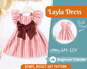 Dress Sewing Pattern for Kids, Dress Pattern, Kids Sewing Pattern, Dress for Girl, Beginner Pattern, Sewing Pattern Toddlers, PDF Pattern