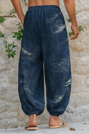 Hakama Pants Pattern for Men | Japanese Pants Pattern | Men Joggers Pattern | Sewing Pattern for Men | Balloon Pants Men