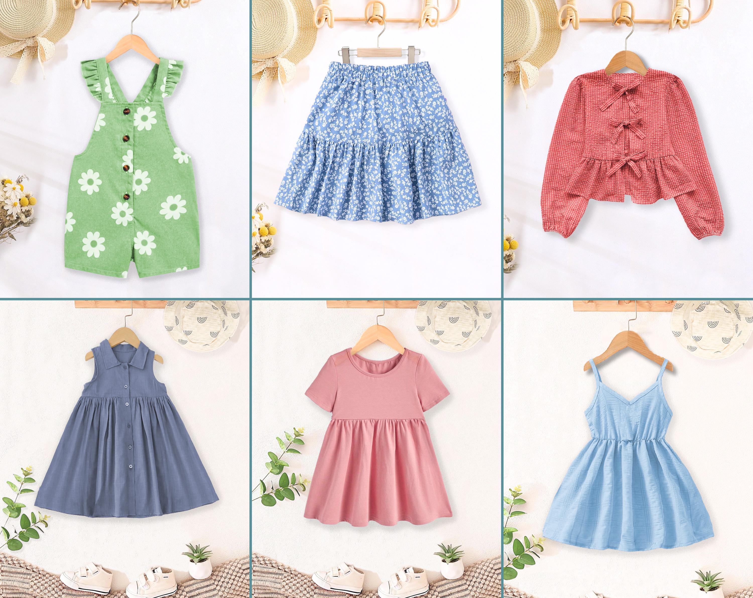 Kids Sewing Patterns Bundle, Sewing Patterns, Kids Patterns, Summer Patterns, Children Pattern, Easy Pattern, Beginner Pattern, PDF Pattern