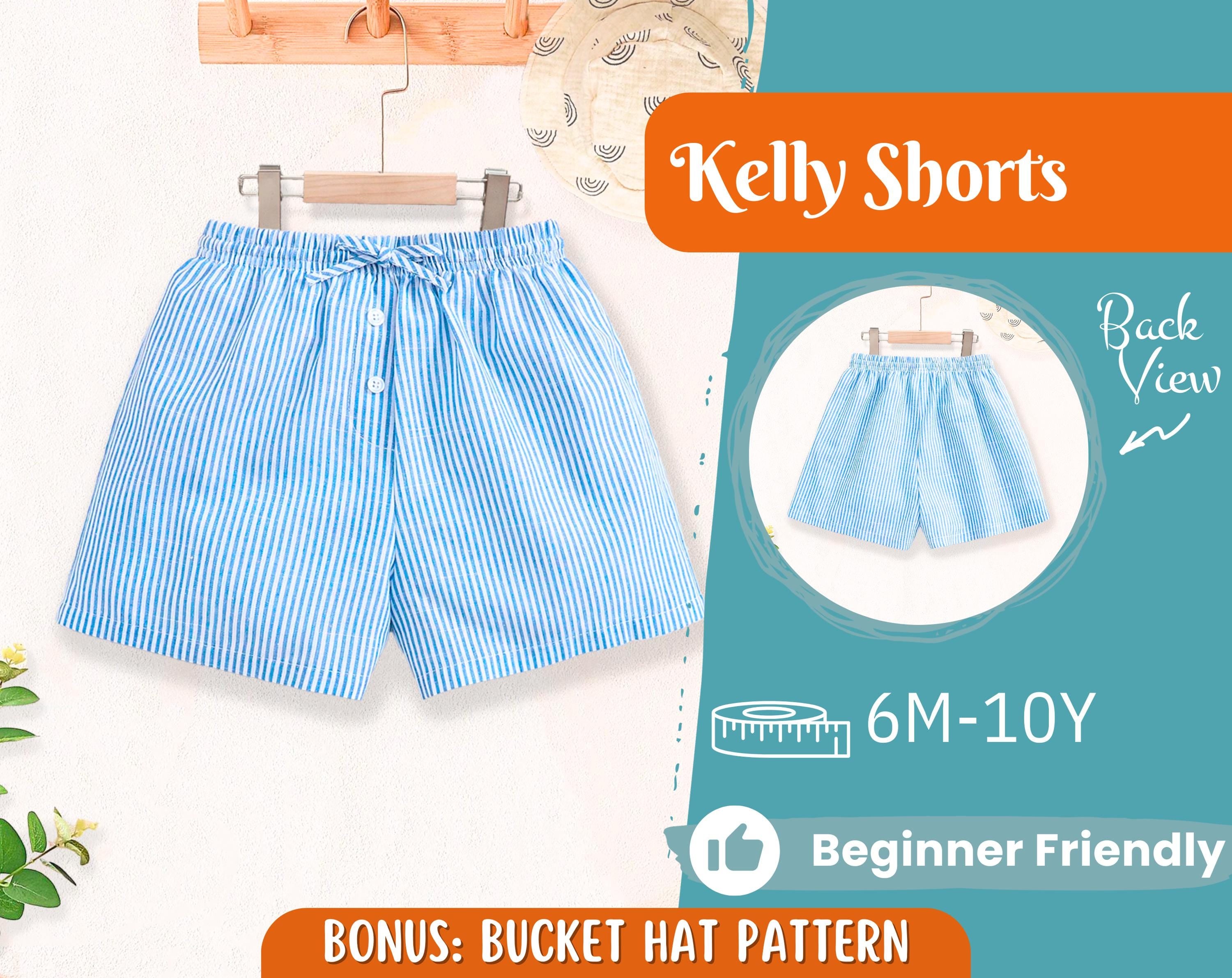 Kids Shorts Sewing Pattern, Shorts Pattern, Kids Pattern, Sewing Pattern, Beginner Pattern, Sewing Pattern Toddlers, Baby Sewing Pattern
