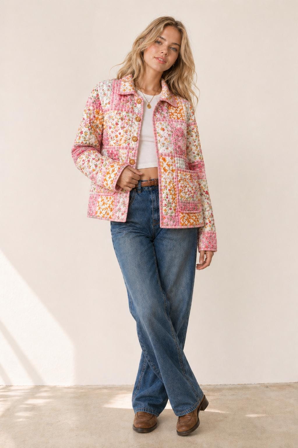 Women Jacket Sewing Pattern | Quilted Jacket Pattern | Sewing Patterns | Women Sewing Pattern Patchwork Jacket | Beginner Jacket