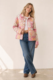 Women Jacket Sewing Pattern | Quilted Jacket Pattern | Sewing Patterns | Women Sewing Pattern Patchwork Jacket | Beginner Jacket