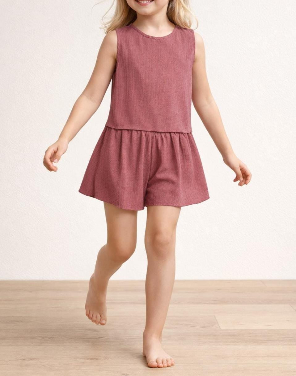 Top and Shorts Pattern for Kids, Top Pattern, Kids Pattern, PDF Pattern, Beginner Pattern, Sewing Pattern Toddlers, Shorts Pattern, Easy Top