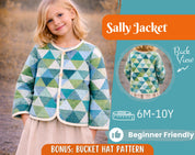Jacket Sewing Pattern for Kids, Jacket Pattern, Kids Pattern, PDF Pattern, Beginner Pattern, Sewing Pattern Toddlers, Quilted Jacket Pattern