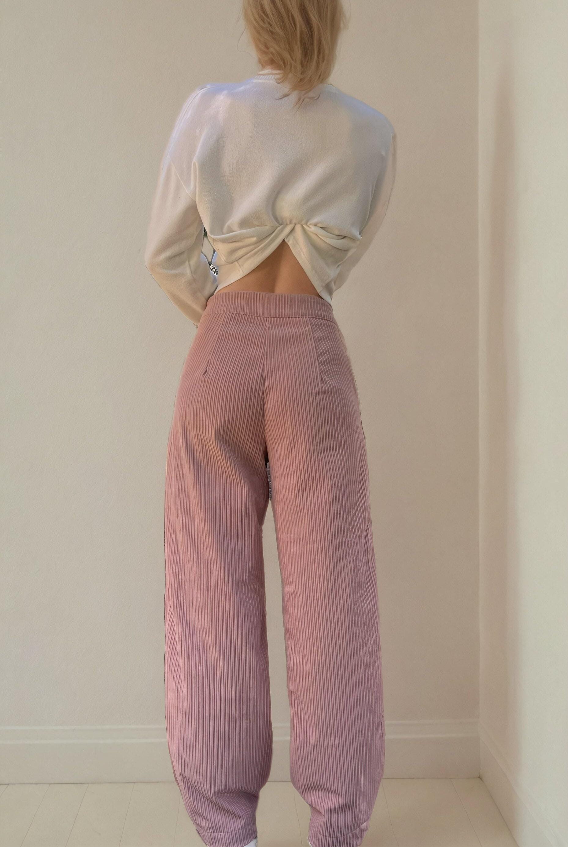 Women Pants Sewing Pattern | Trousers Pattern | Pants Pattern | Women Sewing Pattern | High Waisted Straight Leg Pants Sewing Pattern Women