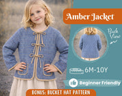 Jacket Sewing Pattern for Kids, Jacket Pattern, Kids Pattern, PDF Pattern, Beginner Pattern, Sewing Pattern Toddlers, Kids Quilted Jacket