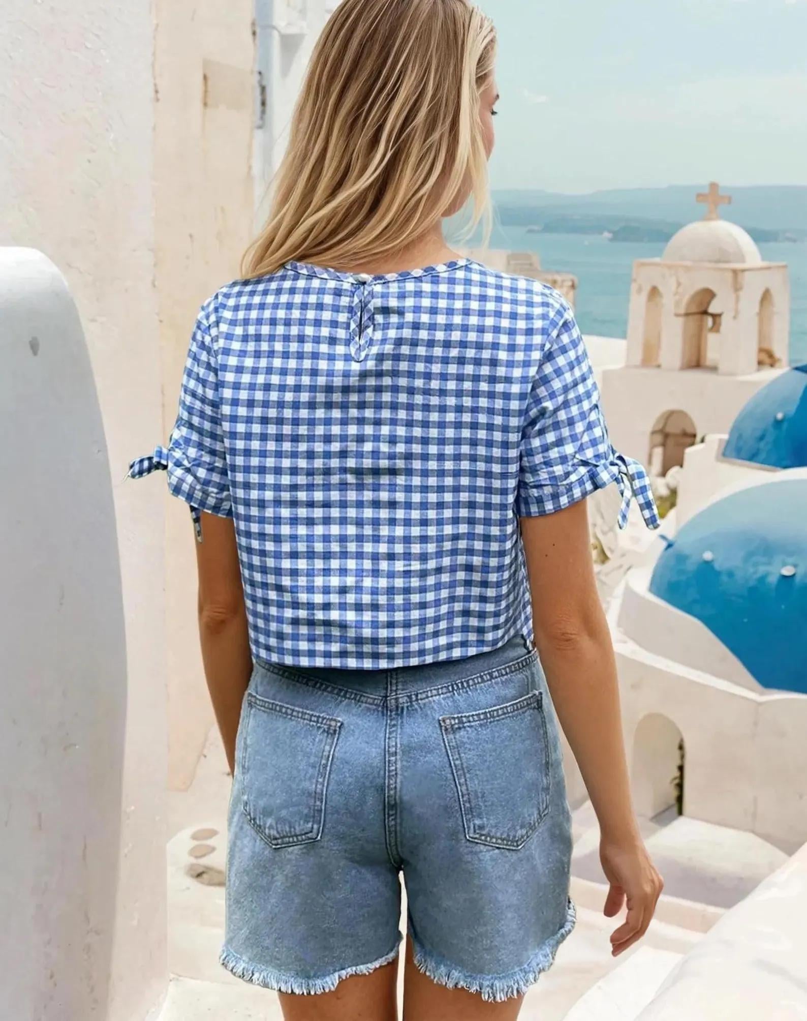 Blouse Sewing Pattern | Women Sewing Pattern | Top Pattern | Crop Top Pattern | Sewing Patterns for Beginner Top |  Shirt Pattern Women