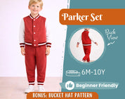 Sweatshirt and Pants Pattern for Kids, Hoodie Pattern, Kids Pattern, PDF Pattern, Beginner Pattern, Sewing Pattern Toddlers, Pants Pattern