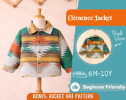 Jacket Sewing Pattern for Kids, Jacket Pattern, Kids Sewing Pattern, PDF Pattern, Beginner Pattern, Sewing Pattern Toddlers, Coat Pattern
