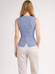 Paris Vest Sewing Pattern, Vest Pattern, Sewing Patterns Women, Suit Vest, Button Up Top, Top Sewing Pattern for Women, Women Vest Pattern