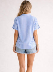 Summer Shirt Sewing Pattern, Shirt Pattern, Short Sleeve Shirt Pattern, Sewing Pattern, Women Sewing pattern, Beginner Sewing Pattern Blouse