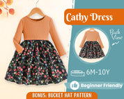 Dress Sewing Pattern for Kids, Dress Pattern, Kids Pattern, PDF Pattern, Beginner Pattern, Sewing Pattern Toddlers, Kids Sewing Pattern