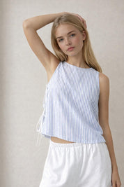 Side Tie Top Sewing Pattern | Women Sewing Pattern | Crop Top Pattern | Summer Tie Top Pattern | Sewing Patterns Top | Tank Crop Top Blouse