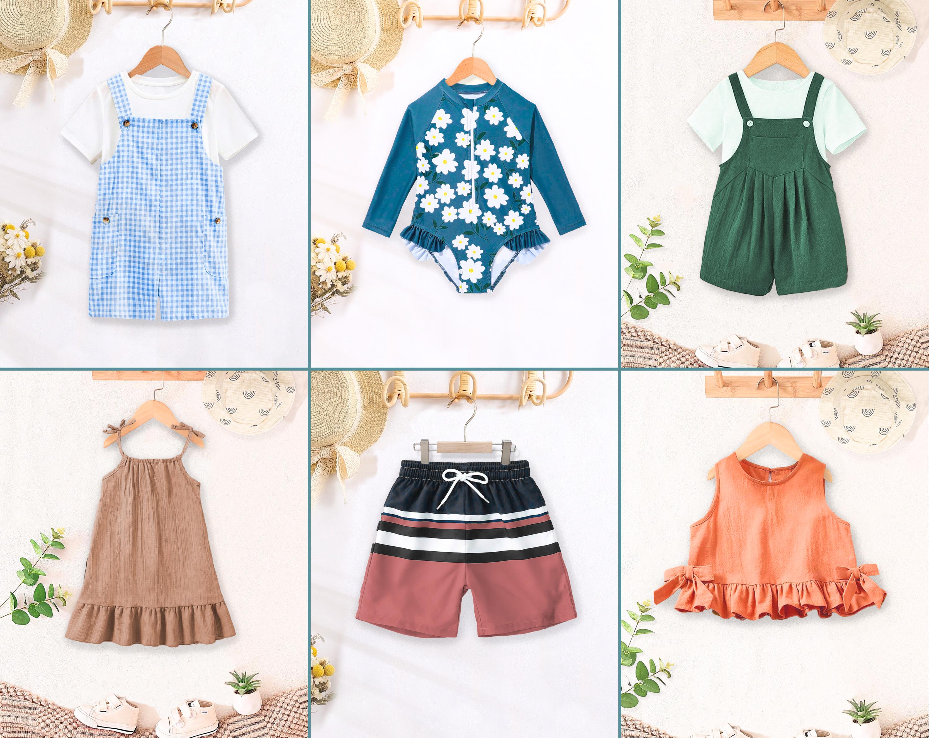 Kids Sewing Patterns Bundle, Sewing Patterns, Kids Patterns, Summer Patterns, Children Pattern, Easy Pattern, Beginner Pattern, PDF Pattern