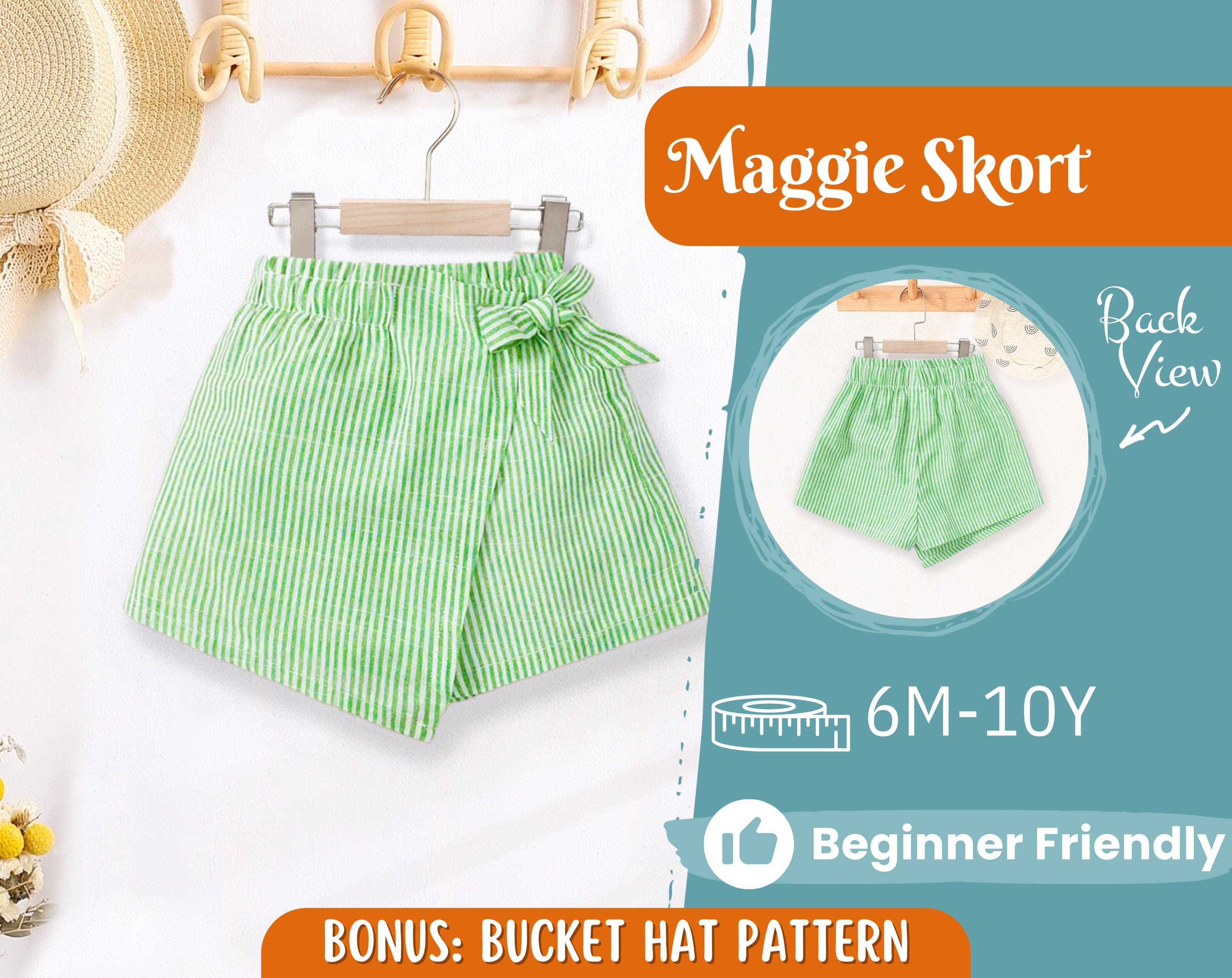 Skort Sewing Pattern for Kids, Skort Pattern, Kids Pattern, PDF Pattern, Beginner Pattern, Sewing Pattern Toddlers, Baby Pattern, Girl Skirt