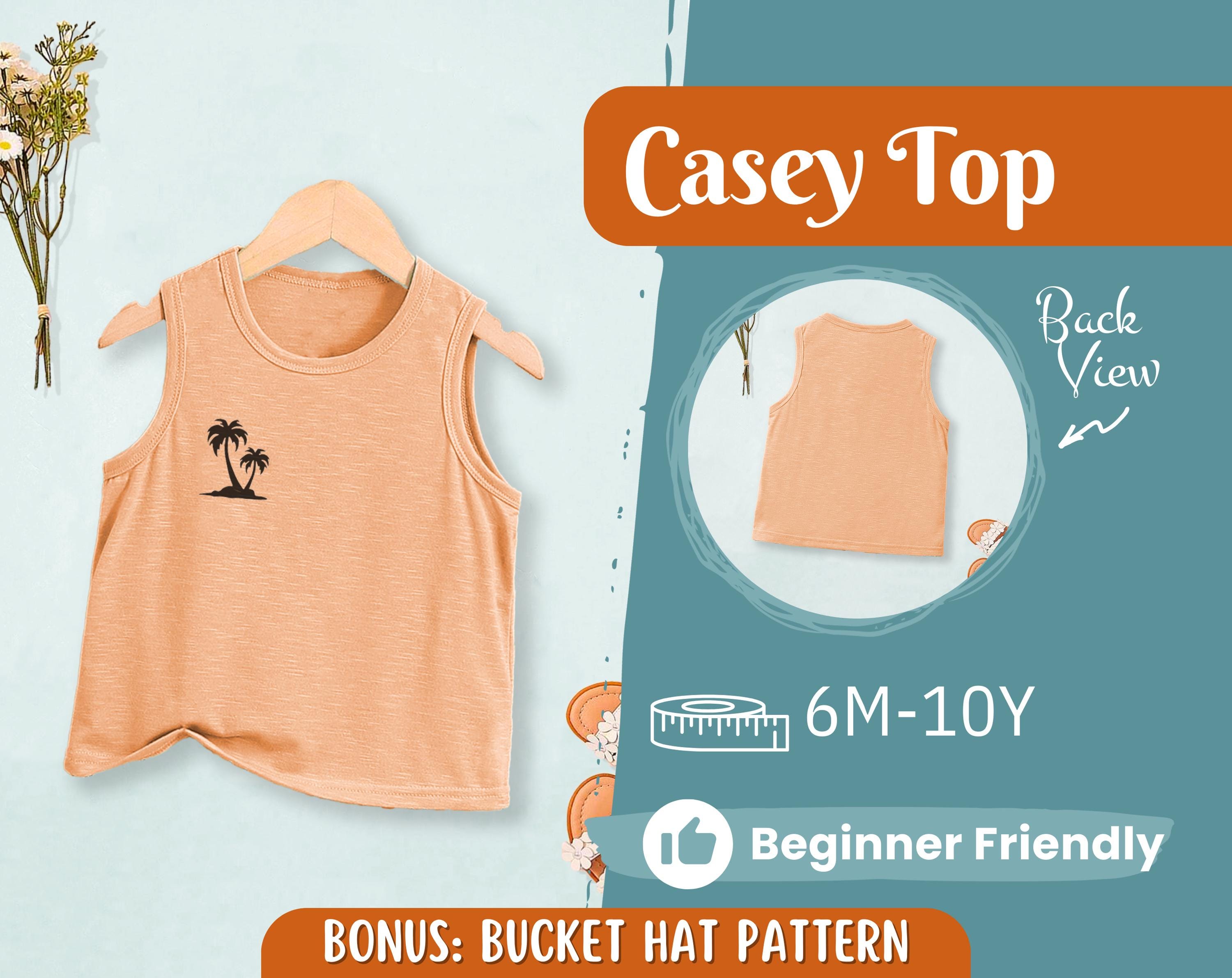 Top Sewing Pattern for Kids, Tank Top Pattern, Kids Pattern, PDF Pattern, Beginner Pattern, Sewing Pattern Toddlers, Kids Top Pattern