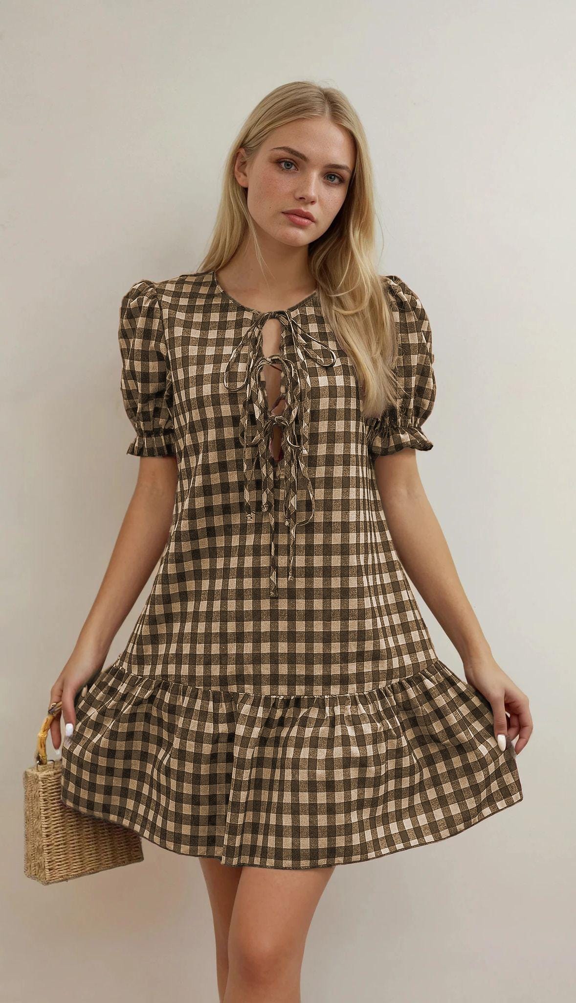 Dress Sewing Pattern | Milkmaid Dress Pattern | Tiered Dress Pattern