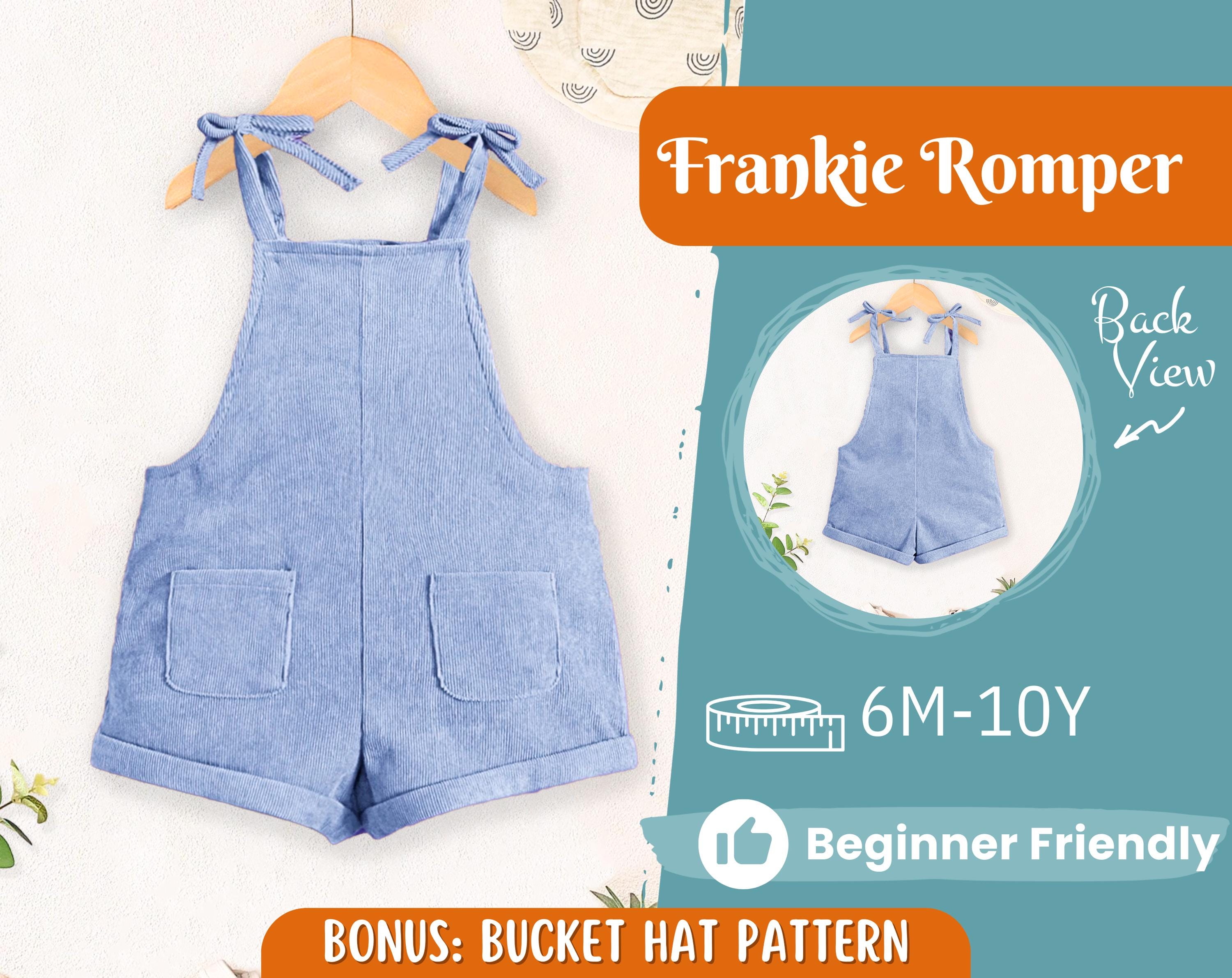 Romper Sewing Pattern for Kids, Romper Pattern, Kids Pattern, Overalls Pattern, Beginner Pattern, Sewing Pattern Toddlers, Baby Pattern