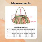 Pleated Bag Pattern | Hobo Bag Sewing Pattern | Purse Sewing Pattern | Shoulder Bag | Women Bag Pattern | Beginner Bag Pattern