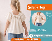 Top Sewing Pattern for Kids, Top Pattern, Kids Pattern, Girl Pattern, Beginner Pattern, Sewing Pattern Toddlers, PDF Pattern