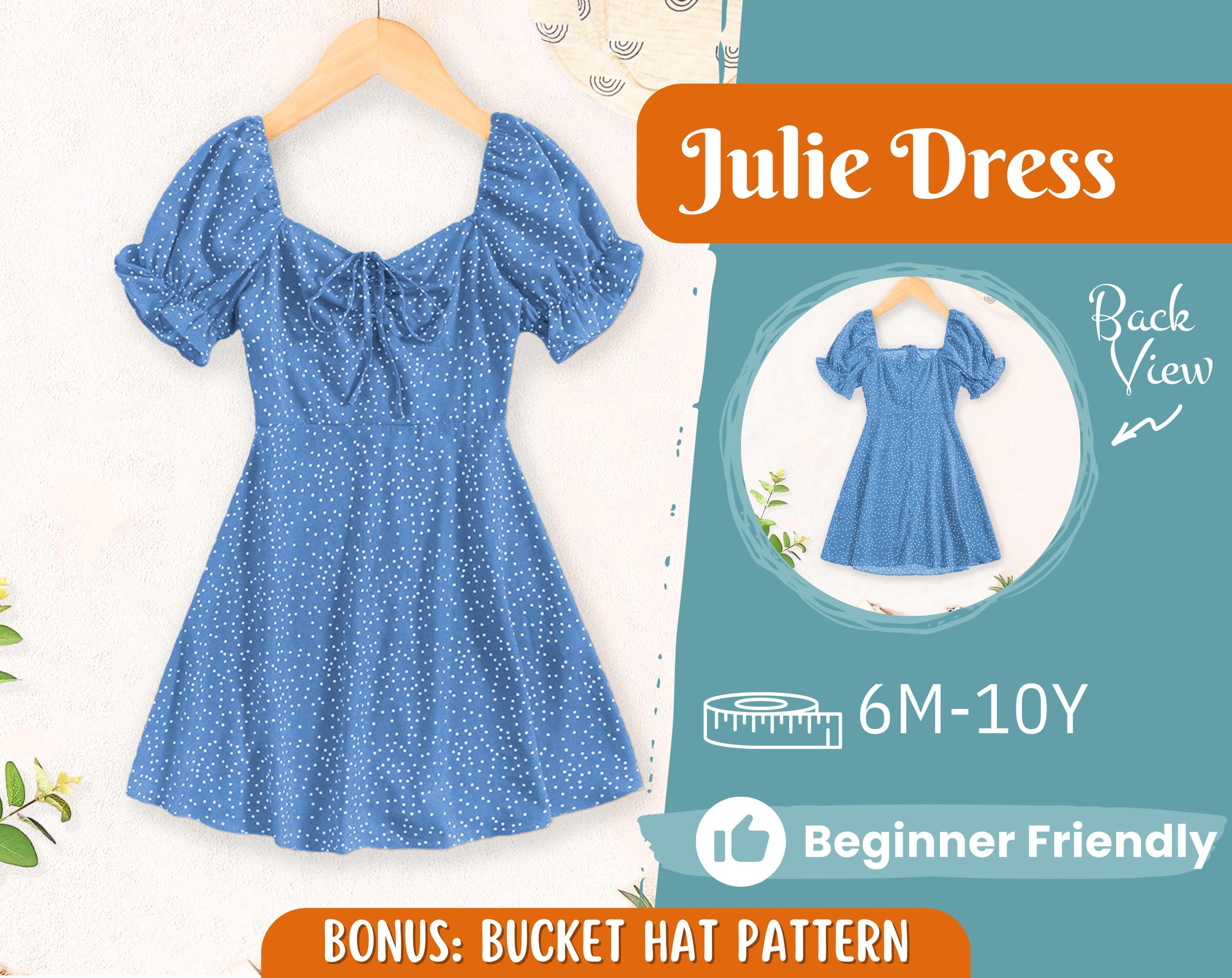 Dress Sewing Pattern for Kids, Dress Pattern, Kids Pattern, Summer Dress Pattern, Beginner Pattern, Sewing Pattern Toddlers, Baby Pattern