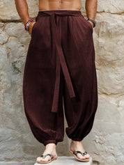 Hakama Pants Sewing Pattern for Men | Japanese Pants Pattern | Men Joggers Pattern | Sewing Pattern for Men | Balloon Pants Men