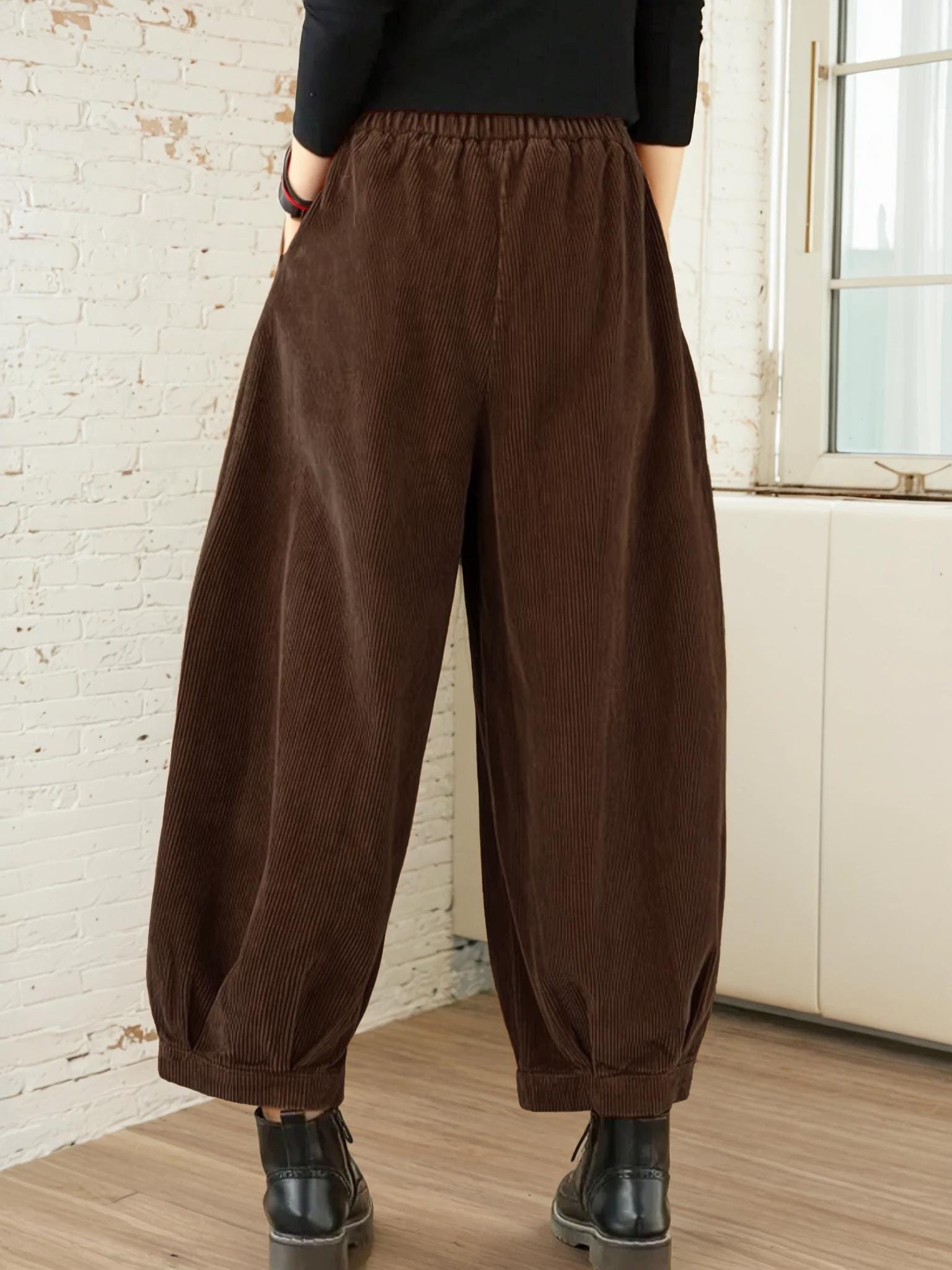 Balloon Pants Sewing Pattern, Barrel Leg Pants Pattern, Wide Leg Pants Sewig Pattern, Women Sewing Pattern Pants, Baggy Pants Pattern