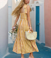 Tiered Dress Pattern | Shoulder Tie Dress Pattern | Maxi Dress Pattern | Gathered Dress Pattern | Ruffle Dress Pattern Women, Summer Dress