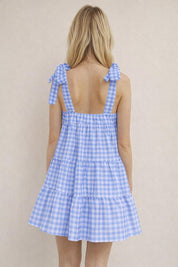Lola Summer Dress Sewing Pattern | Shoulder Tie Dress Pattern | Tiered Dress Pattern | Gathered Dress Pattern | Ruffle Dress Pattern Women