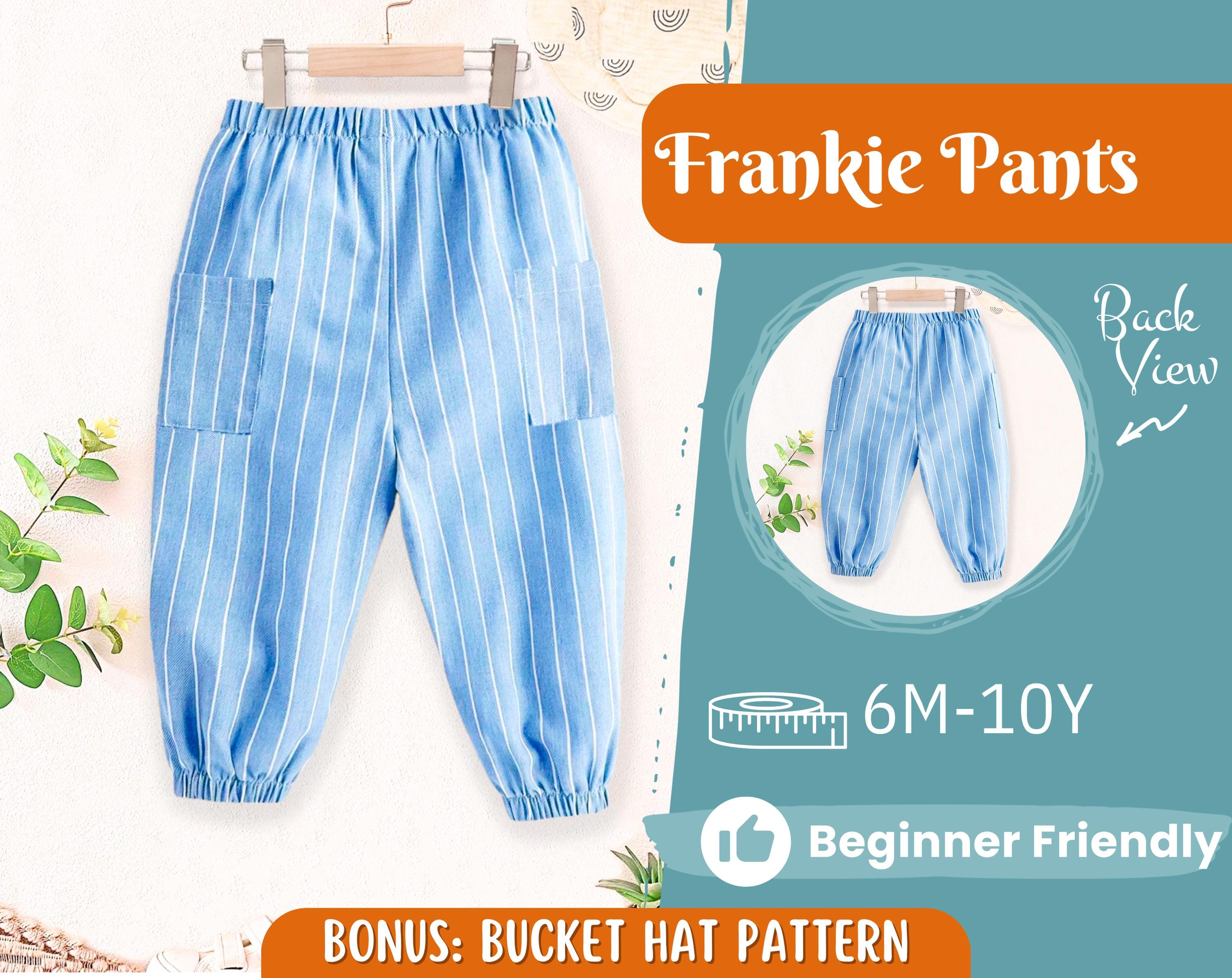 Pants Sewing Pattern for Kids, Elastic Waistband Pants Pattern, Kids Pattern, Baby Sewing Pattern, Beginner Pattern, Sewing Pattern Toddlers