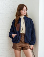 Jacket Sewing Pattern for Women, Women Sewing Pattern, Teddy Jacket, Zip Up Jacket, Beginner Sewing Pattern, Sewing Pattern Jacket Coat