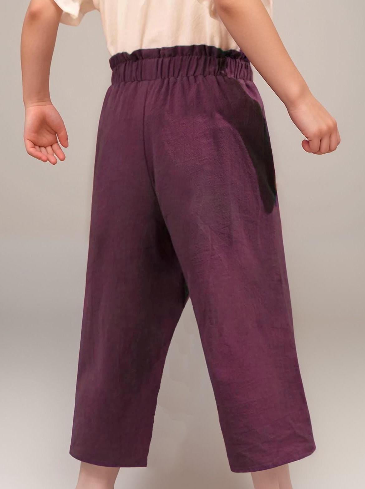 Pants Sewing Pattern for Kids, Elastic Waistband Pants Pattern, Kids Pattern, Baby Sewing Pattern, Beginner Pattern, Sewing Pattern Toddlers
