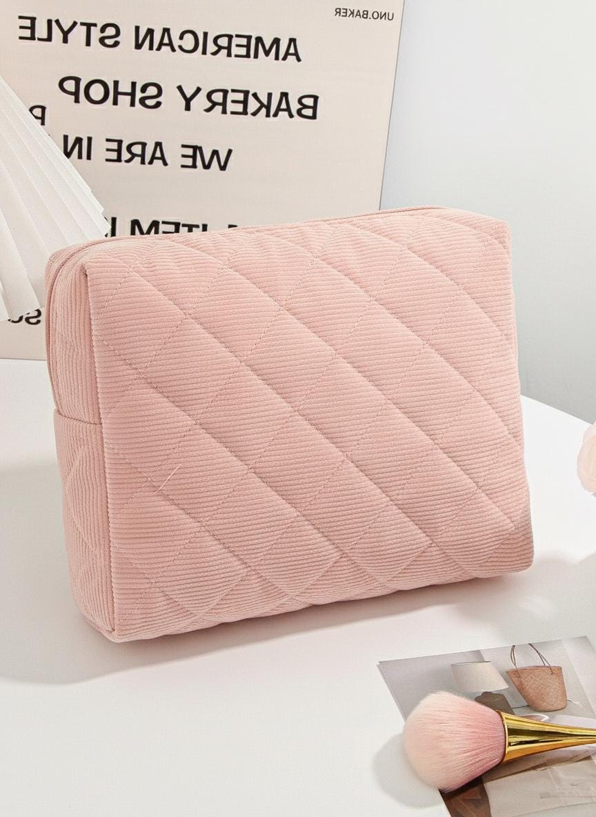 Makeup Bag Patterns Set | Boxy Pouch Pattern | Beginner Bag Pattern | Quilted Pouch Bag Pattern | Quilted Make Up Bag Pattern | Easy Bag